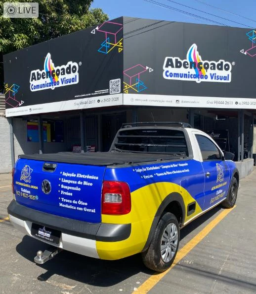 Plotagem de veículos para marketing